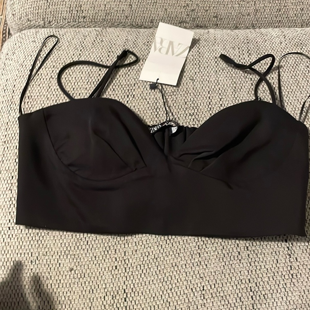 Zara Bustier top